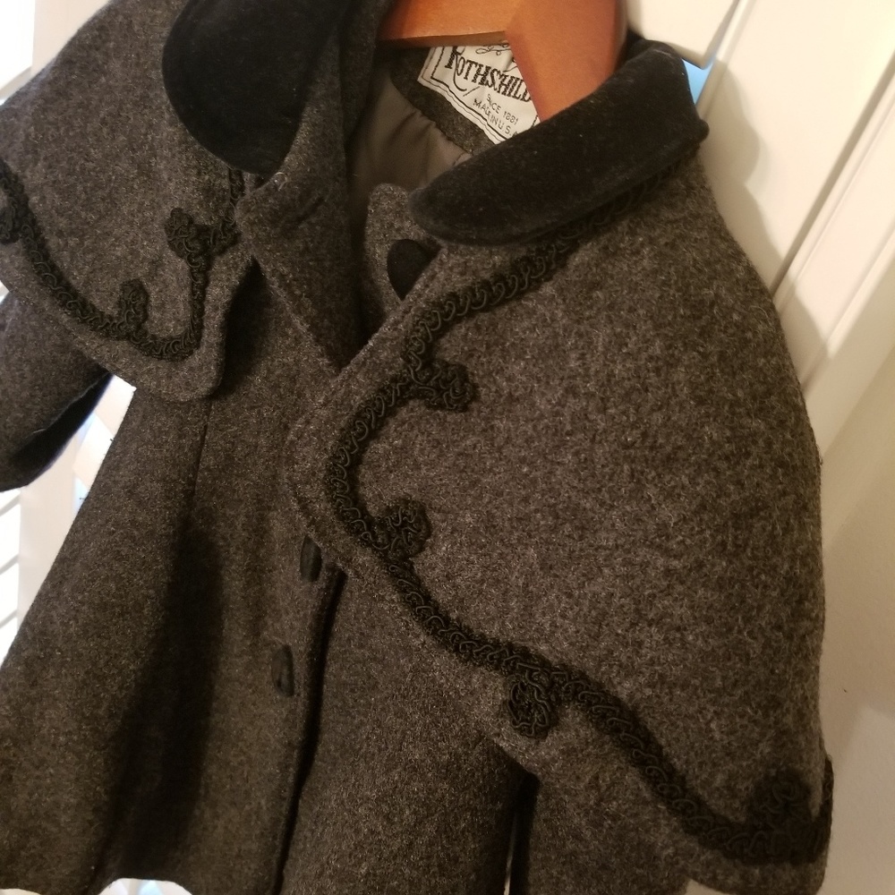 Rothschild 2T Girls Charcoal/Grey with black trim - Picture 8 of 8